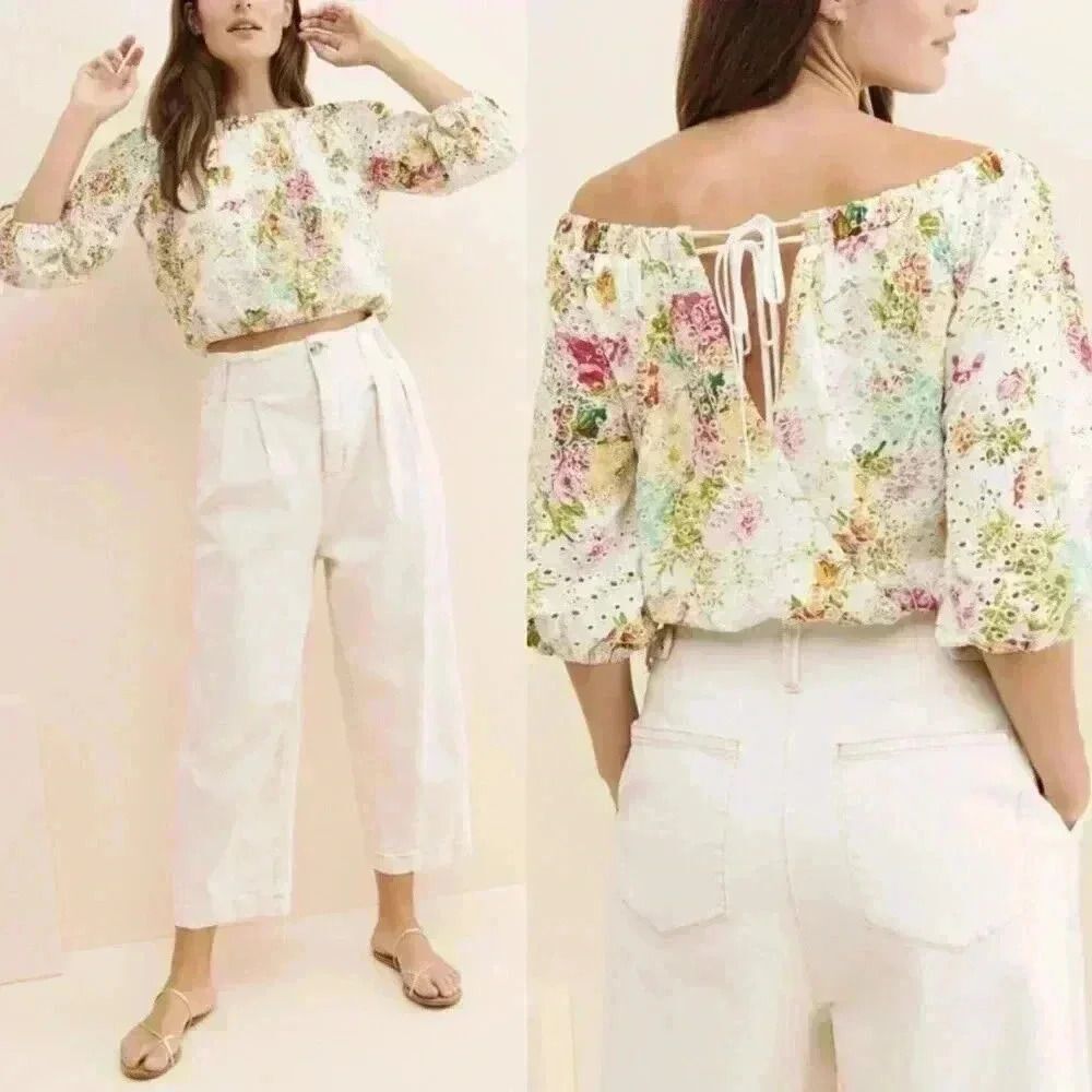 Anthropologie ASTR The Label Danya Off-the-Shoulder Top Size XS NWOT $98 - Picture 12 of 12